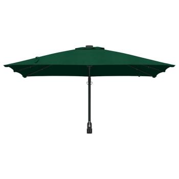 Gartenparasol Grün 248.5 x 247.5 x 160 cm Stoff