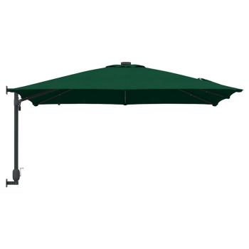 Gartenparasol Grün 248.5 x 247.5 x 160 cm Stoff