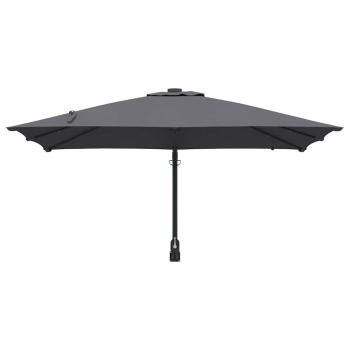 Gartenparasol Anthrazit 248.5 x 247.5 x 160 cm Stoff