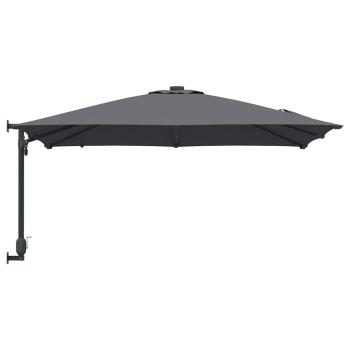 Gartenparasol Anthrazit 248.5 x 247.5 x 160 cm Stoff