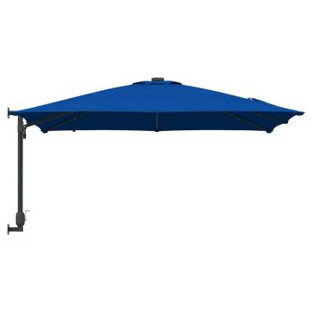 Gartenparasol Azurblau 248.5 x 247.5 x 160 cm Stoff