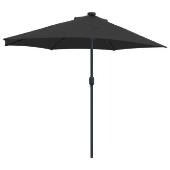 Gartenparasol Schwarz 294 x 150 x 224 cm Stoff