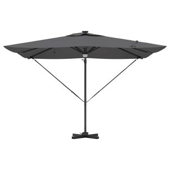Freischwingender Roma Parasol Anthrazit Groß