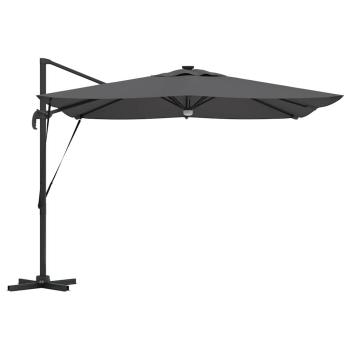 Freischwingender Roma Parasol Anthrazit Groß