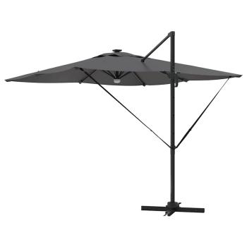 Freischwingender Roma Parasol Anthrazit Groß