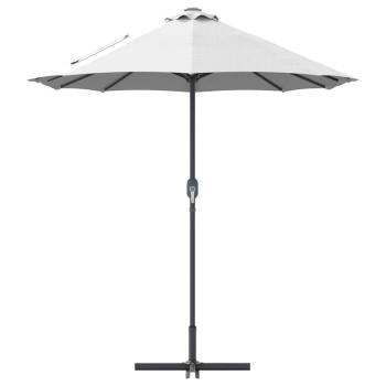 Gartenparasol Sandfarbe 380 x 196 x 235 cm