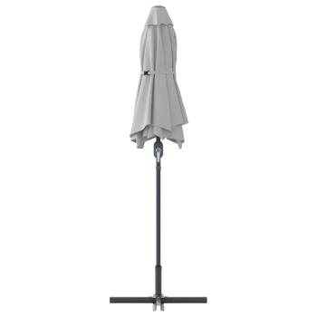 Gartenparasol Sandfarbe 380 x 196 x 235 cm