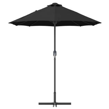 Gartenparasol Schwarz 380 x 196 x 235 cm