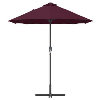 Gartenparasol Bordeauxrot 380 x 196 x 235 cm