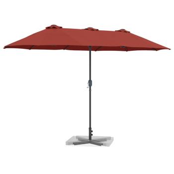 Gartenparasol Terrakotta 380 x 196 x 235 cm
