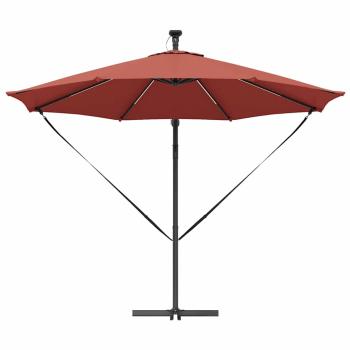 Auskragender Bananenschirm Terrakotta 294 x 294 x 248 cm