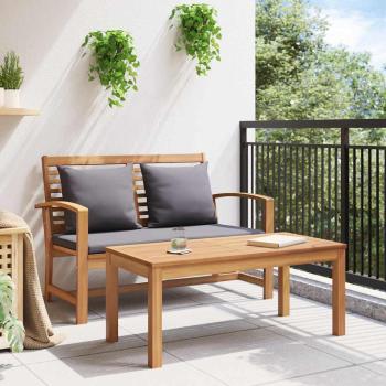 Gartenbank Braun 110 x 64 x 76.5 cm Massives Teakholz