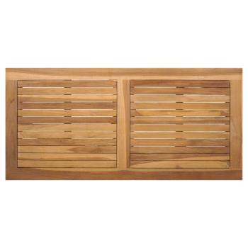 Tisch Braun 95 x 45 x 40 cm Massivholz Teak