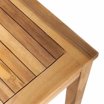 Gartentisch Braun 95 x 45 x 40 cm Massives Teakholz
