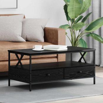 ARDEBO.de - Couchtisch Schwarze Eiche 100 x 51 x 45 cm Holzwerkstoff