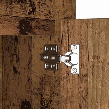 LED Nachttisch 2 pcs Altholz 38 x 34 x 61 cm Spanplatte