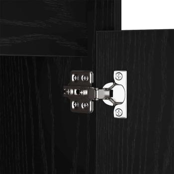LED Nachttisch 2 pcs Schwarze Eiche 38 x 34 x 61 cm Spanplatte