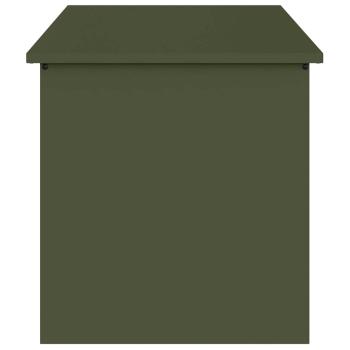 Außenlagerbox Olivgrün 100 x 50.5 x 50 cm Kaltgewalzter Stahl