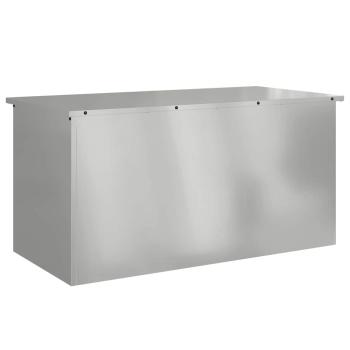 Außenlagerbox Silber 100 x 50.5 x 50 cm Verzinkter Stahl