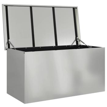 Außenlagerbox Silber 100 x 50.5 x 50 cm Verzinkter Stahl