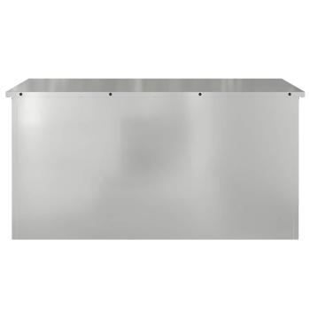 Außenlagerbox Silber 100 x 50.5 x 50 cm Verzinkter Stahl