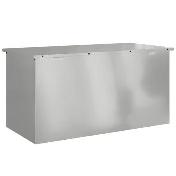 Außenlagerbox Silber 100 x 50.5 x 50 cm Verzinkter Stahl