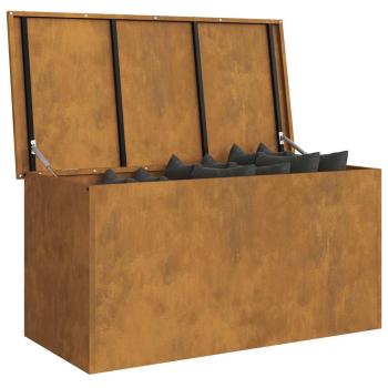 Außenlagerbox mit Speicher Braun 100 x 50.5 x 50 cm