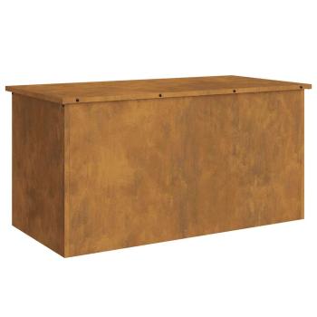 Außenlagerbox mit Speicher Braun 100 x 50.5 x 50 cm