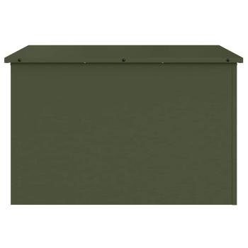 Außenlagerbox Olivgrün 80 x 50.5 x 50 cm Kaltgewalzter Stahl