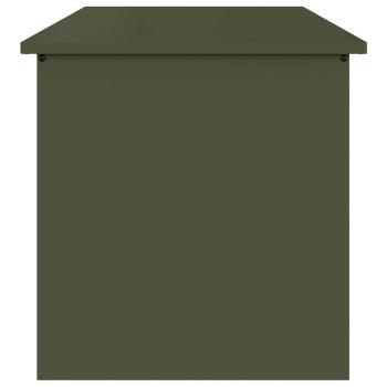 Außenlagerbox Olivgrün 80 x 50.5 x 50 cm Kaltgewalzter Stahl