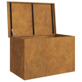 Außenlagerbox mit Speicher Braun 80 x 50.5 x 50 cm