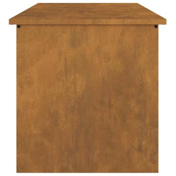 Außenlagerbox mit Speicher Braun 80 x 50.5 x 50 cm