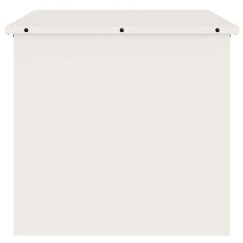 Außenlagerbox Weiß 55 x 50.5 x 50 cm Kaltgewalzter Stahl