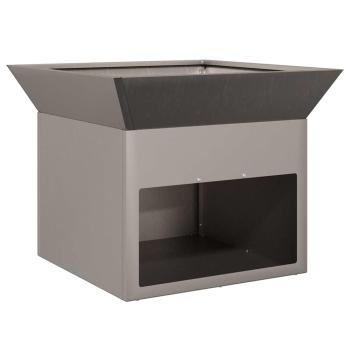 Feuerplatz Rostig 50 x 50 x 40 cm Witterungsbeständiger Stahl