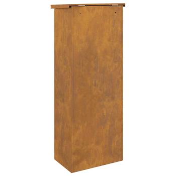 Paketdrop-Box Rostig 44,5 x 29 x 110,5 cm