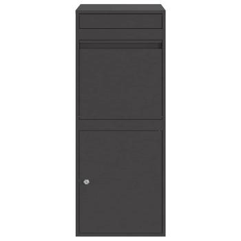 Paketdrop-Box Schwarz 41 x 38 x 103 cm Stahl