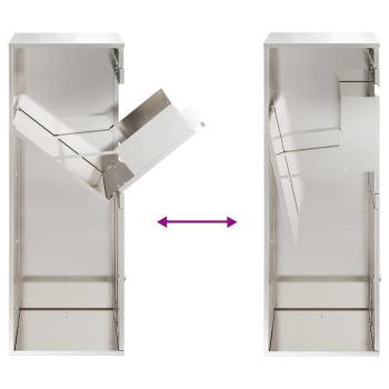 Paketdrop-Box Schwarz 41 x 38 x 103 cm Edelstahl