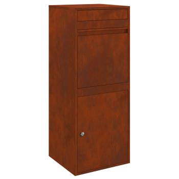 ARDEBO.de - Paketdrop-Box Rostig 41 x 38 x 103 cm