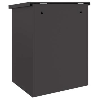 Paketdrop-Box Schwarz 44 x 35 x 59 cm Stahl