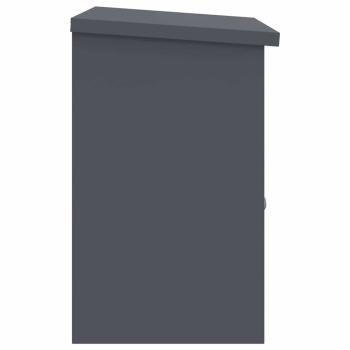 Paketdrop-Box Anthrazit 44 x 35 x 59 cm Stahl