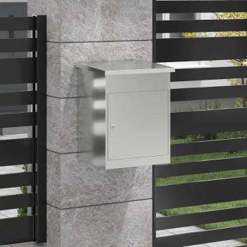 Paketdrop-Box Schwarz 44 x 35 x 59 cm Verzinkter Stahl