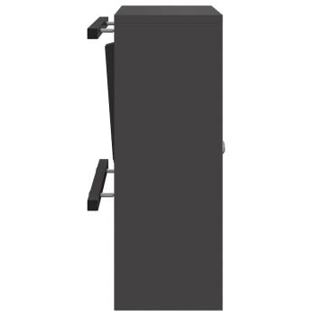 Briefkasten Schwarz 30 x 23 x 55 cm Stahl