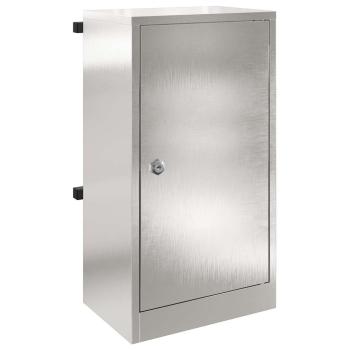 Briefkasten Schwarz 30 x 23 x 55 cm Edelstahl