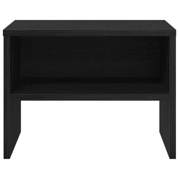 Nachttisch 2 pcs Schwarze Eiche 40 x 30 x 30 cm Holzwerkstoff