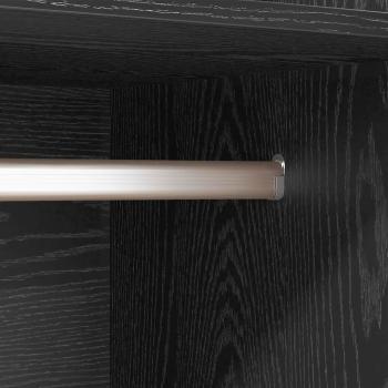 Kleiderschrank Schwarze Eiche 50 x 50 x 200 cm Holzwerkstoff