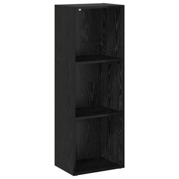 Bücherregal Schwarze Eiche 40 x 30 x 114 cm Holzwerkstoff
