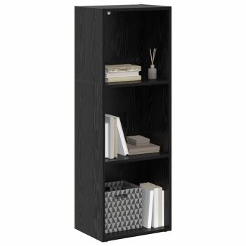 Bücherregal Schwarze Eiche 40 x 30 x 114 cm Holzwerkstoff