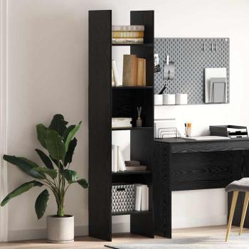 ARDEBO.de - Bücherregal Schwarze Eiche 40 x 35 x 180 cm Holzwerkstoff
