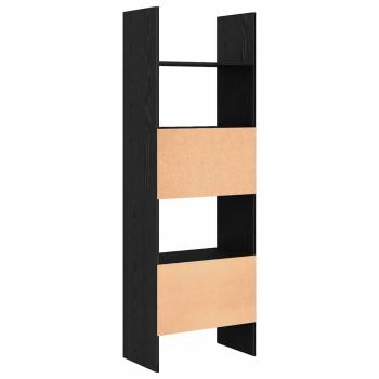 Bücherregal Schwarze Eiche 60 x 35 x 180 cm Holzwerkstoff