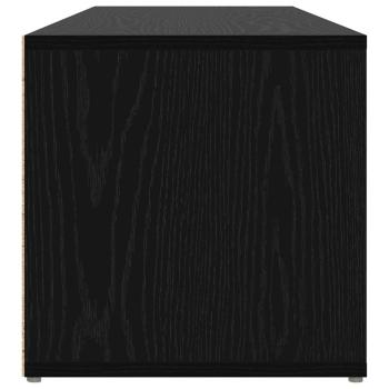 Schuhaufbewahrungsbank Schwarze Eiche 102 x 35 x 35 cm